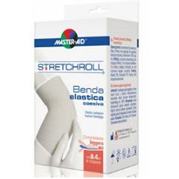 Master Aid Stretchroll Benda Elastica Autobloccante 8X4 M **-image