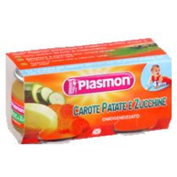 Plasmon Omogeneizzato Carota Patata Zucchine 4-6M+ 2X80 Gr-image
