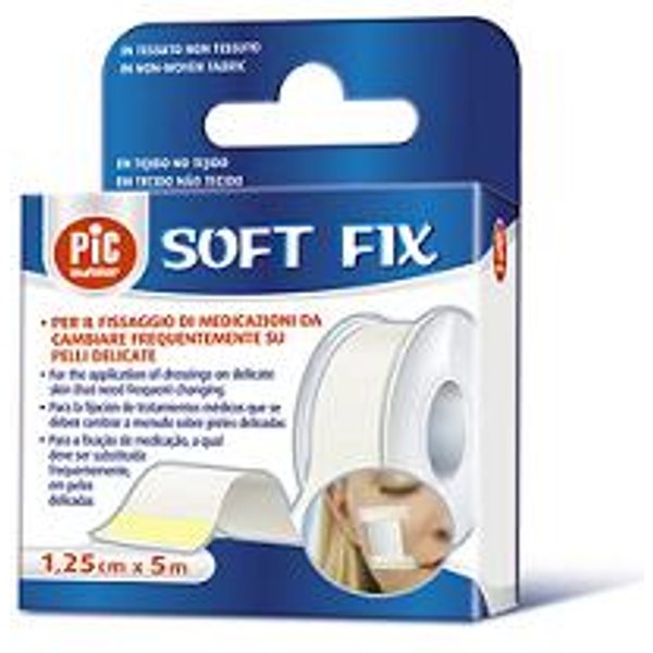 Pic Soft Fix Cerotto In Rocchetto Tnt Con Fustella 5 Cm X 5 M-image
