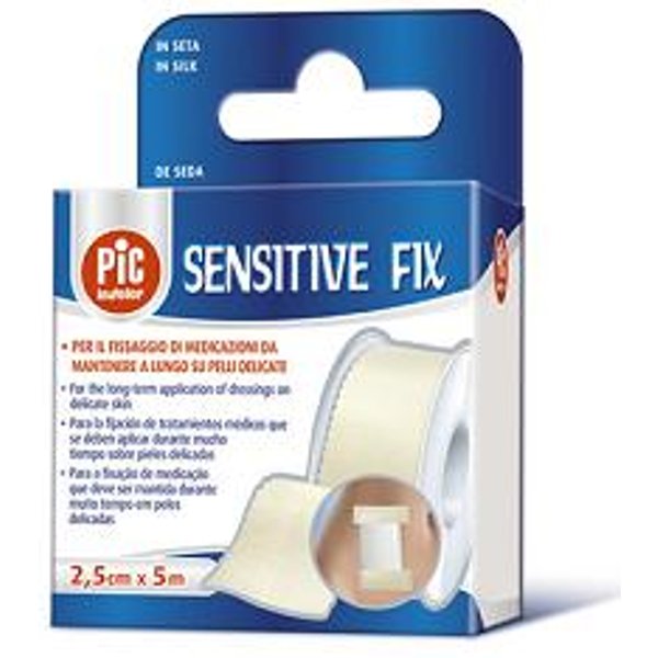Pic Sensitive Fix Cerotto In Rocchetto In Seta Con Fustella 5 Cm X 5 M-image