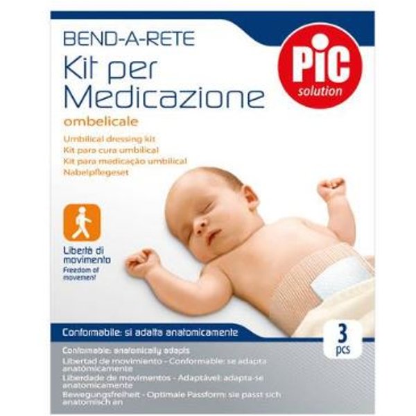 Pic Benda A Rete Kit Per Medicazione Ombelicale 3 Reti + 3 Kit **-image