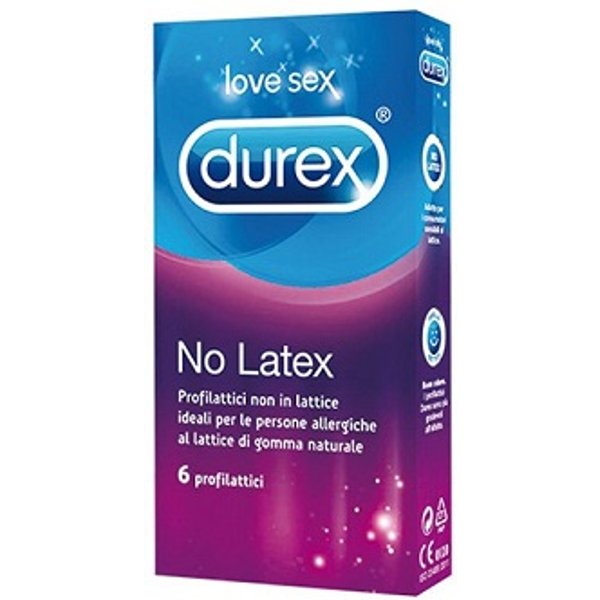 Durex No Latex Preservativo Anallergico 6 Pezzi-image