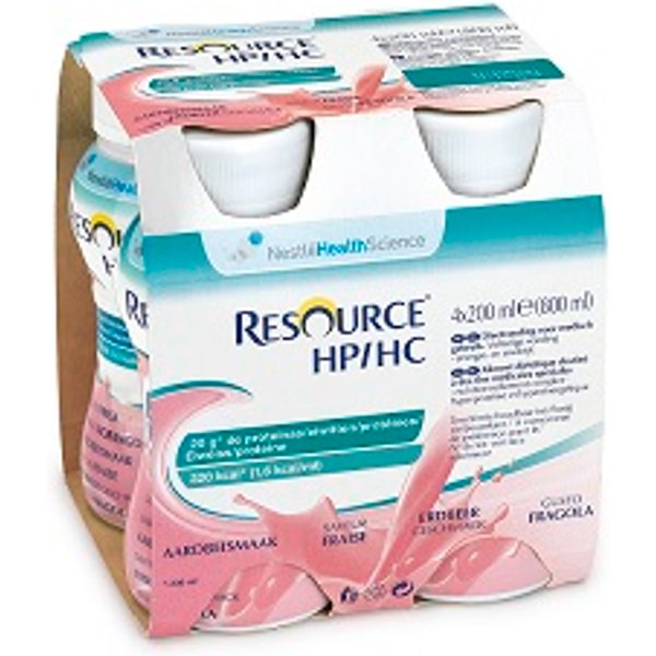 Resource Hp/Hc Fragola Bevanda Proteica 4 Bottiglie 200 Ml-image