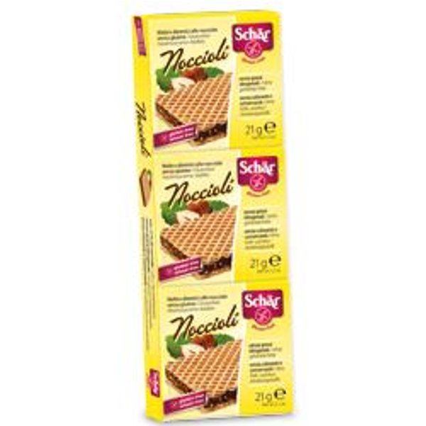 SchäR Noccioli Snack Wafer Senza Glutine 3X21 Gr-image
