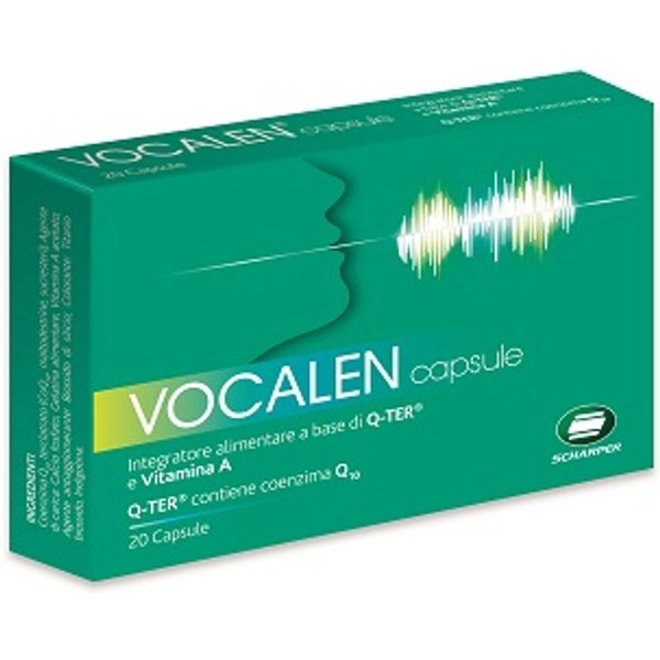 Vocalen Integratore Alimentare A Base Di Q-TER E Vitamina A 20 Compresse-image