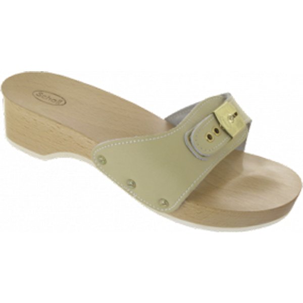 Scholl Pescura Heel Original Bycast Womens Sabbia Tg. 41-image