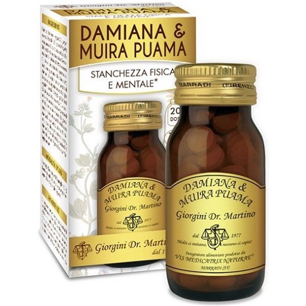 Giorgini Damiana & Muira Puama Integratore Tonico 100 Pastiglie-image