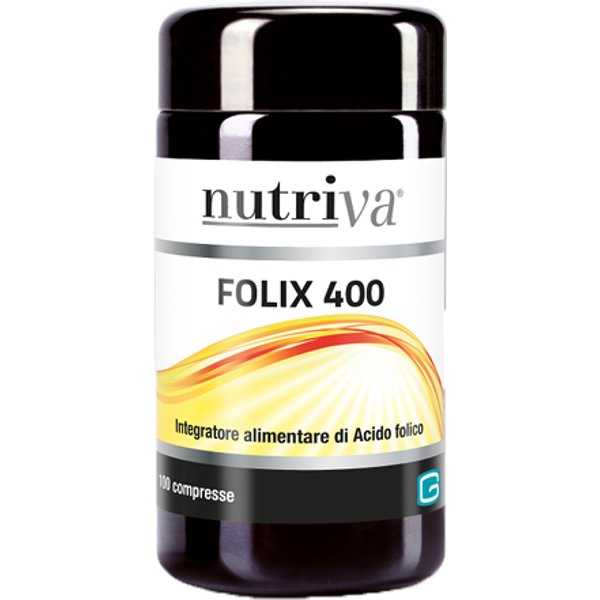 Nutriva Folix 400 Integratore A Base Di Acido Folico 100 Compresse-image