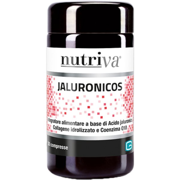 Nutriva Jaluronicos Integratore Contro L'invecchiamento Cutaneo 30 Compresse-image