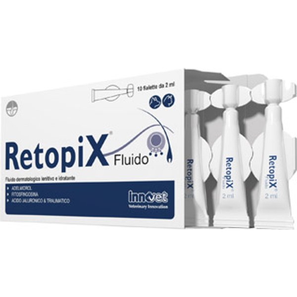 Retopix Fluido Normalizzante Per Pelle Irritata Di Cani E Gatti 10 Fiale-image