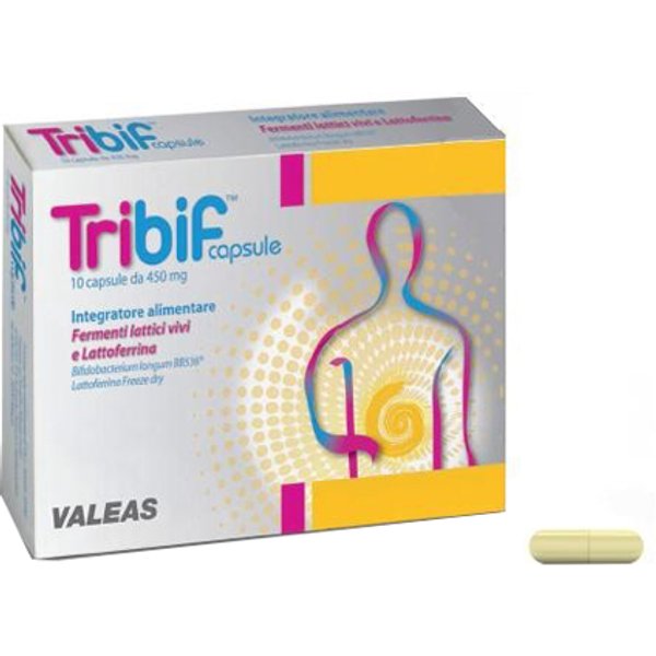 Tribif Adulti Fermenti Lattici Vivi E Lattoferrina 10 Capsule-image