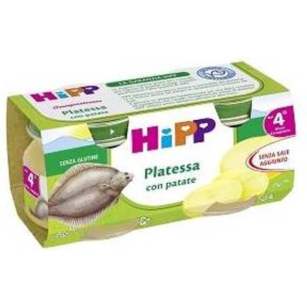 Hipp Biologico Omogeneizzato Platessa Con Patate 2X80G-image
