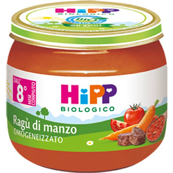 Hipp Bio Hipp Bio Omogeneizzato Sugo Ragu' Di Manzo 2 X80 Gr-image