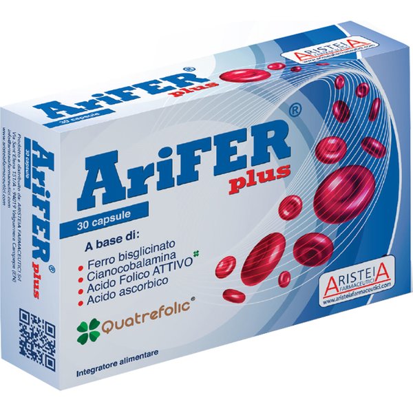 Arifer Plus Integratore Con Vitamine E Minerali 30 Capsule-image