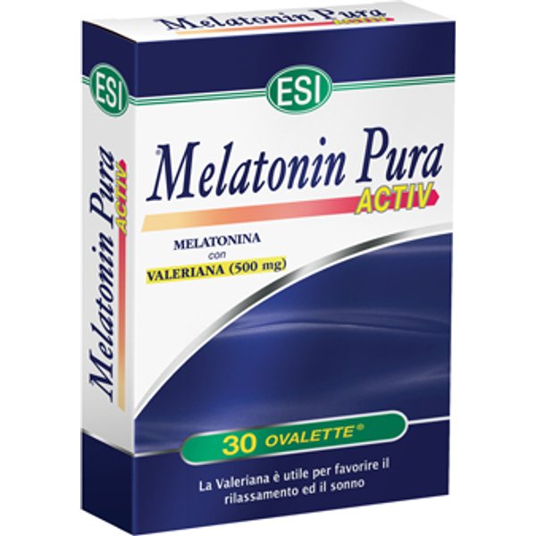 Esi Melatonin Pura Activ Integratore Melatonina Per Il Sonno 30 Ovalette-image