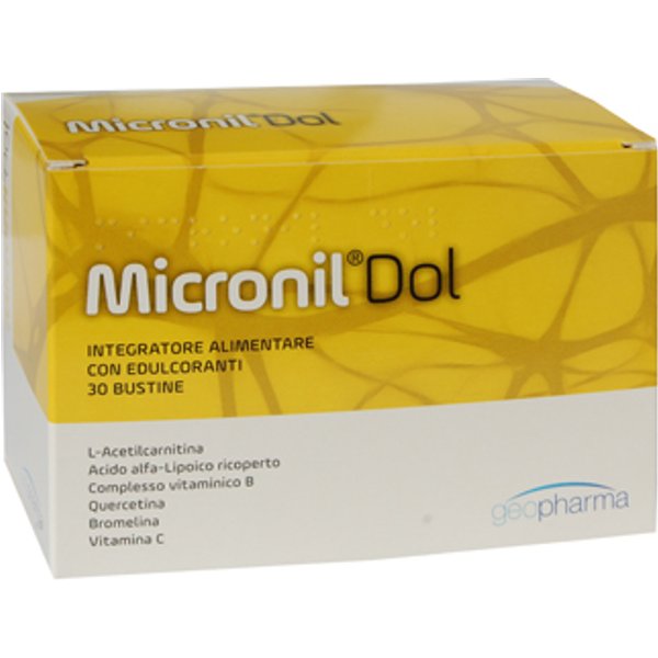 Micronil Dol Integratore Per Il Sistema Nervoso 30 Bustine-image