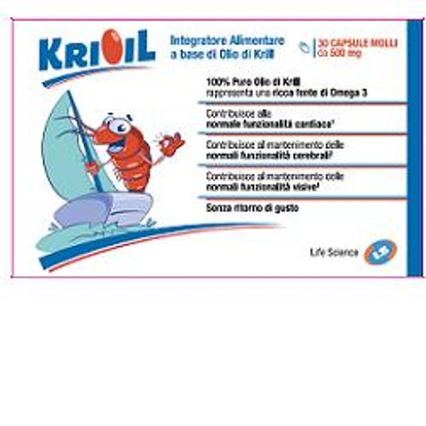 Krioil Integratore Alimentare Di Omega3 30 Capsule-image