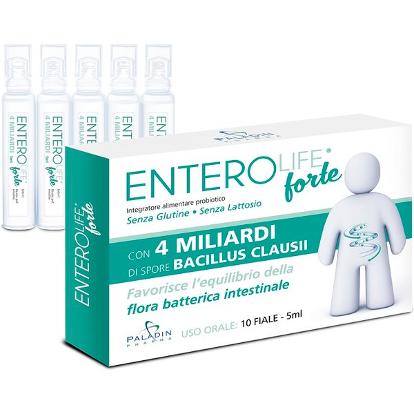 Enterolife Forte 4 Miliardi Integratore Di Fermenti Lattici 10 Flaconi-image