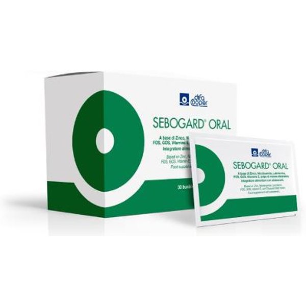 Difa Cooper Sebogard Oral Integratore Per Seborrea Ed Acne 30 Bustine-image
