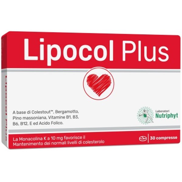 Lipocol Plus Integratore Per Il Colesterolo 30 Compresse-image