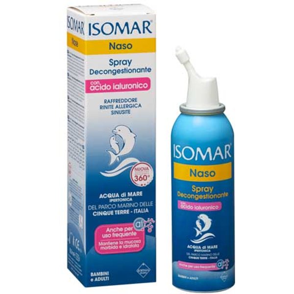 Isomar Spray Decongestionante Con Acido Ialuronico 100 Ml **-image