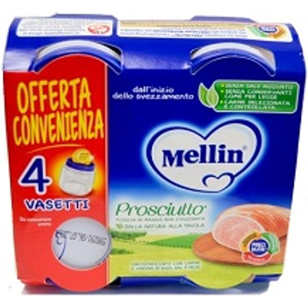 Mellin Omogeneizzato Di Prosciutto 4 X 80 Gr-image