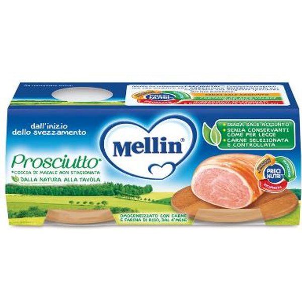 Mellin Omogeneizzato Prosciutto 2X80 Gr-image