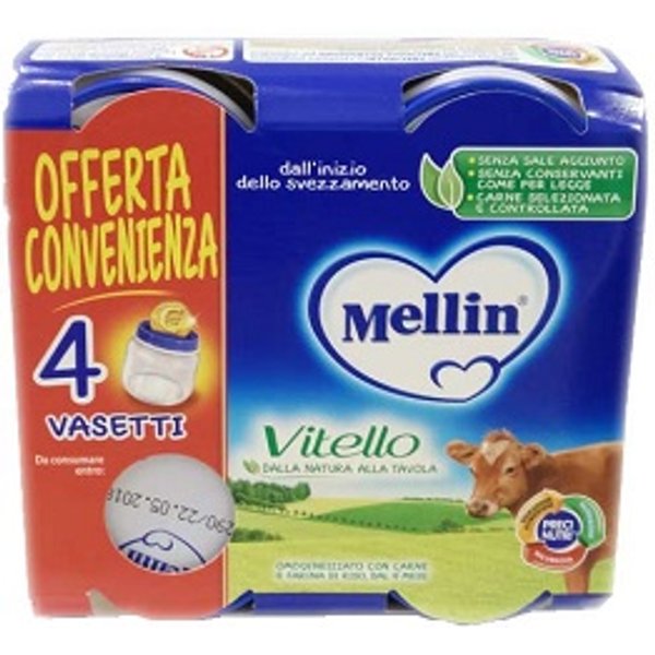 Mellin Omogeneizzato Di Vitello 4 X 80 Gr-image