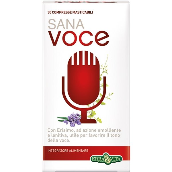 Erba Vita Sana Voce Integratore Mucosa Orofaringea 30 Tavolette-image