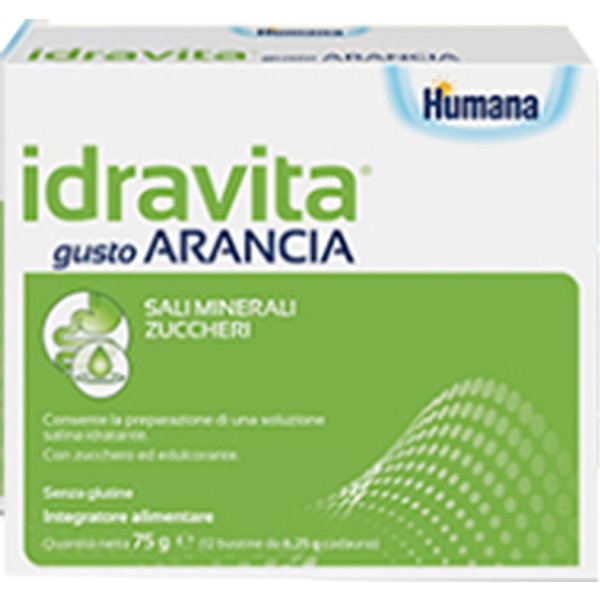 Humana Idravita Arancia Integratore Di Sali Minerali 12 Bustine-image