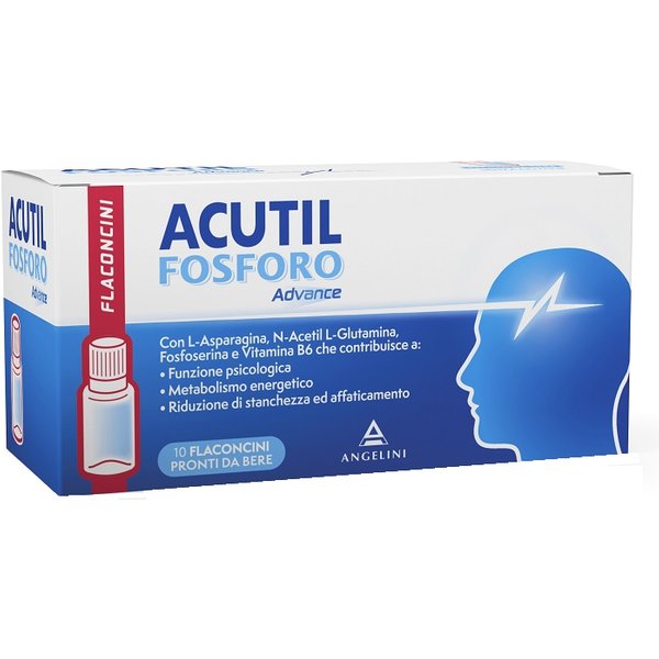 Acutil Fosforo Advance Integratore Per La Memoria 10 Flaconcini-image
