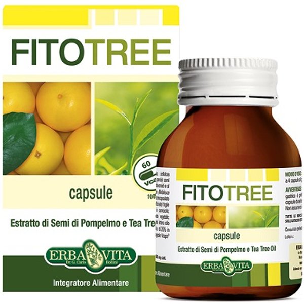 Erba Vita Fitotree Integratore Flora Batterica Intestinale 60 Capsule-image