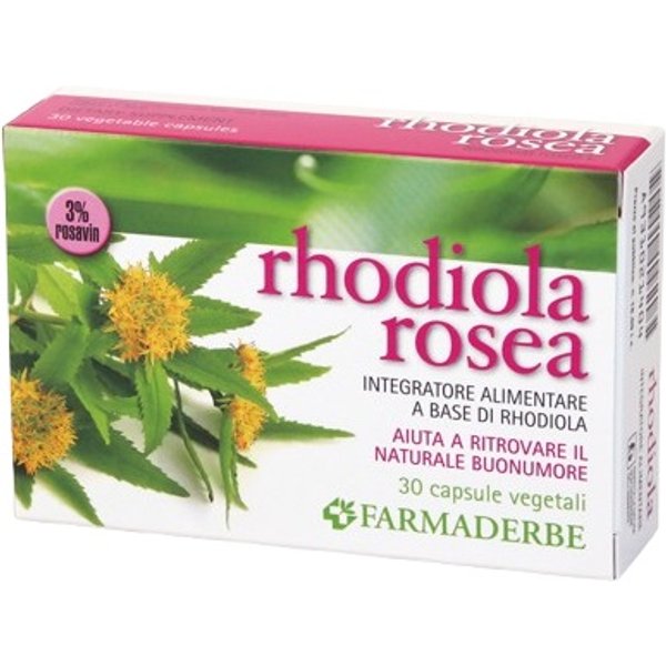 Rhodiola Rosea Integratore Tonico Adattogeno 30 Capsule-image
