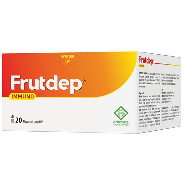 Frutdep Immuno Integratore Per Il Sistema Immunitario 20 Flaconi Da 10 Ml-image