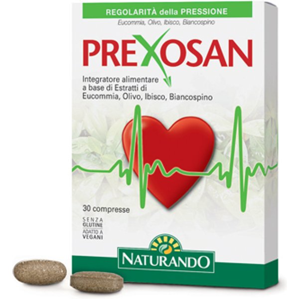 Naturando Prexosan Integratore Alimentare Per Regolare La Pressione Arteriosa 30 Compresse-image