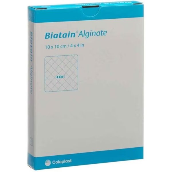 Biatain Alginate Medicazioni Adesiva 10X10 10 Pezzi **-image