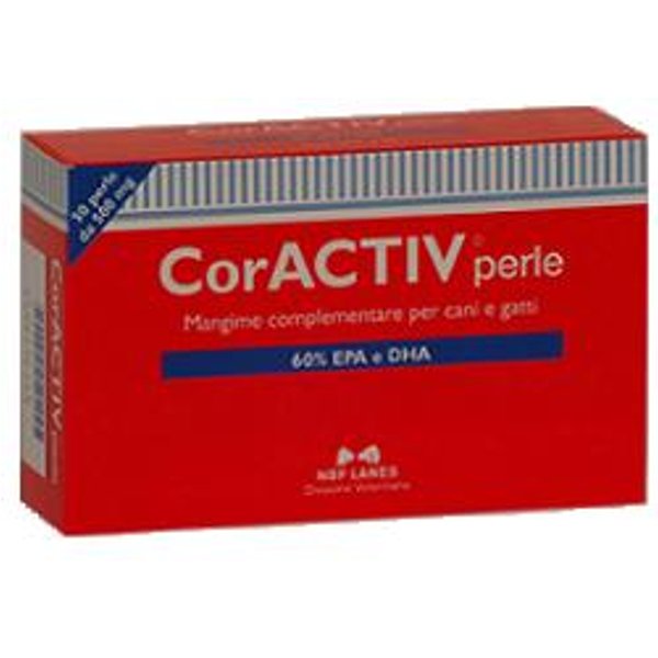 Coractiv Mangime Complementare Per Cani E Gatti Per Patologia Cardiache 50 Perle-image