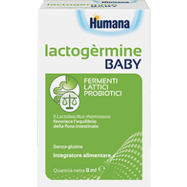 Humana Lactogermine Baby Integratore Di Fermenti Lattici In Gocce 7,5 Gr-image
