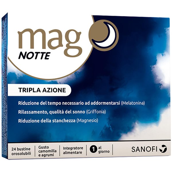 Mag Notte Integratore Sonno Con Magnesio 24 Bustine-image