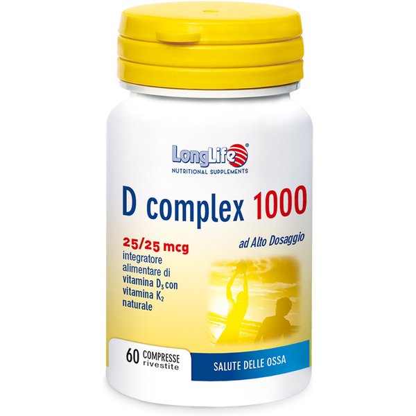 Longlife D Complex 1000 Integratore Vitamina D 60 Compresse-image