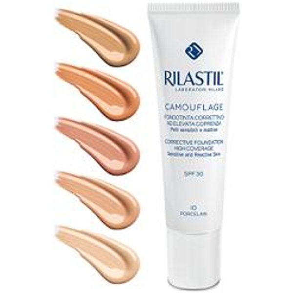 Rilastil Cosmetic Camouflage Fondotinta Correttivo Elevata Coprenza 50 Moka 30 Ml-image