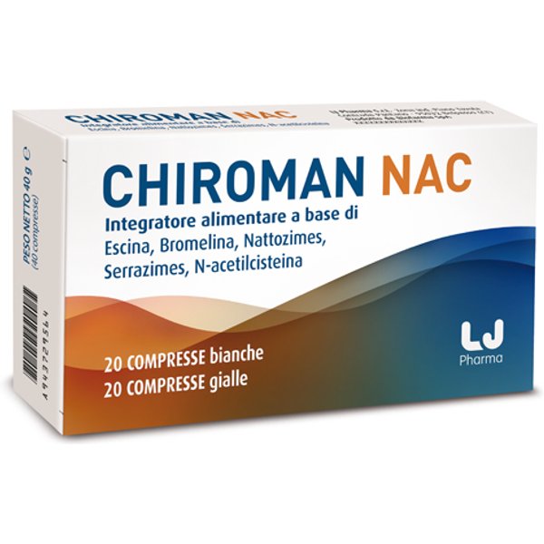Chiroman Nac Integratore Per L'infertilità Maschile 20 + 20 Compresse-image