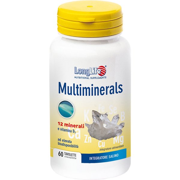 Longlife Multimineral Integratore Sali Minerali 60 Tavolette-image