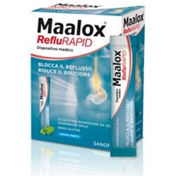Maalox Reflurapid Contro Il Reflusso Gastro Esofageo 20 Bustine-image