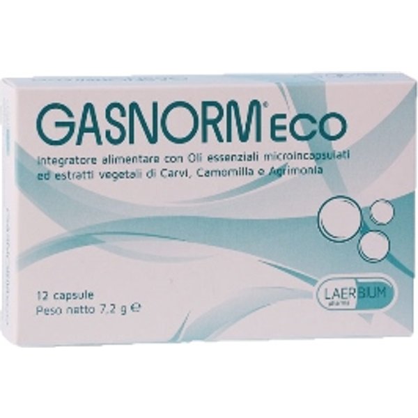 Gasnorm Eco Integratore Gastrointestinale 12 Capsule-image