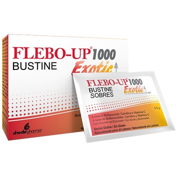 Flebo-Up Exotic Integratore Alimentare Microcircolo 18 Bustine-image