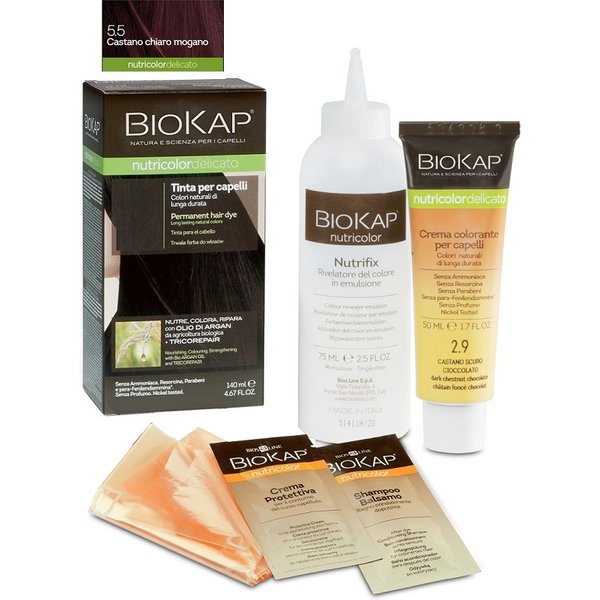 Biokap Nutricolor Tinta Capelli Delicata Castano Chiaro Mogano 5.5-image