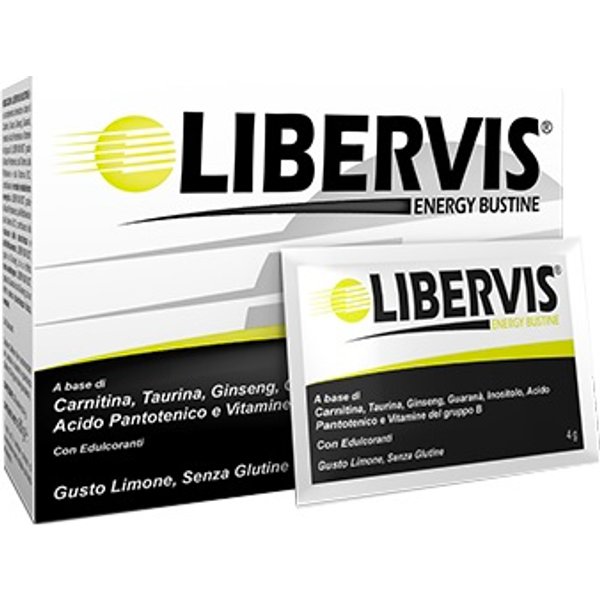 Libervis Energy Limone Integratore Alimentare 20 Bustine-image