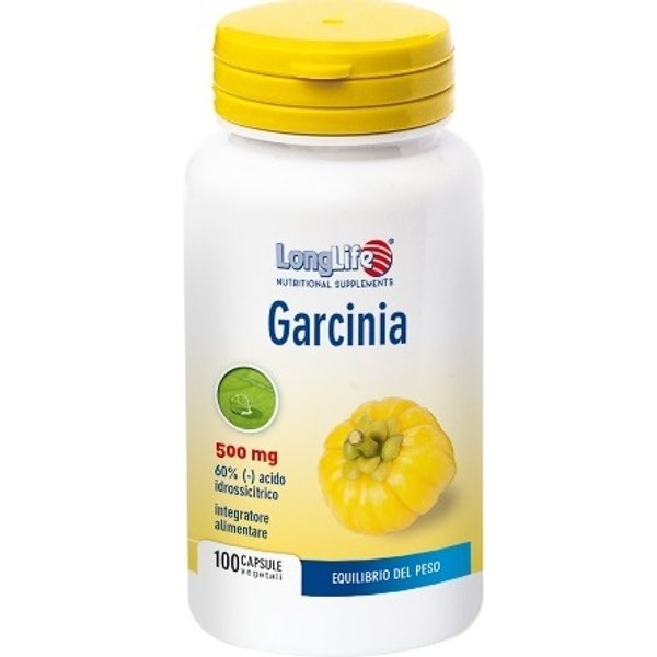 Longlife Garcinia 60% Integratore Per Il Controllo Del Peso 100 Capsule-image