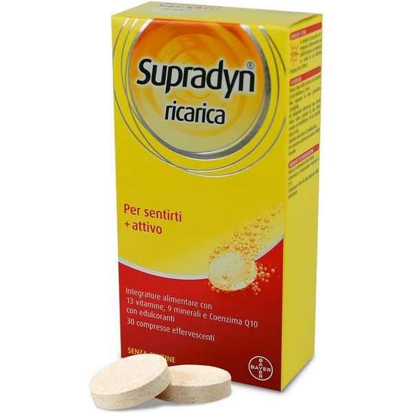 Supradyn Ricarica Integratore Vitamine E Sali Minerali 30 Compresse Effervescenti-image